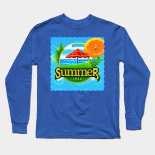 Summer Beach Long Sleeve T-Shirt